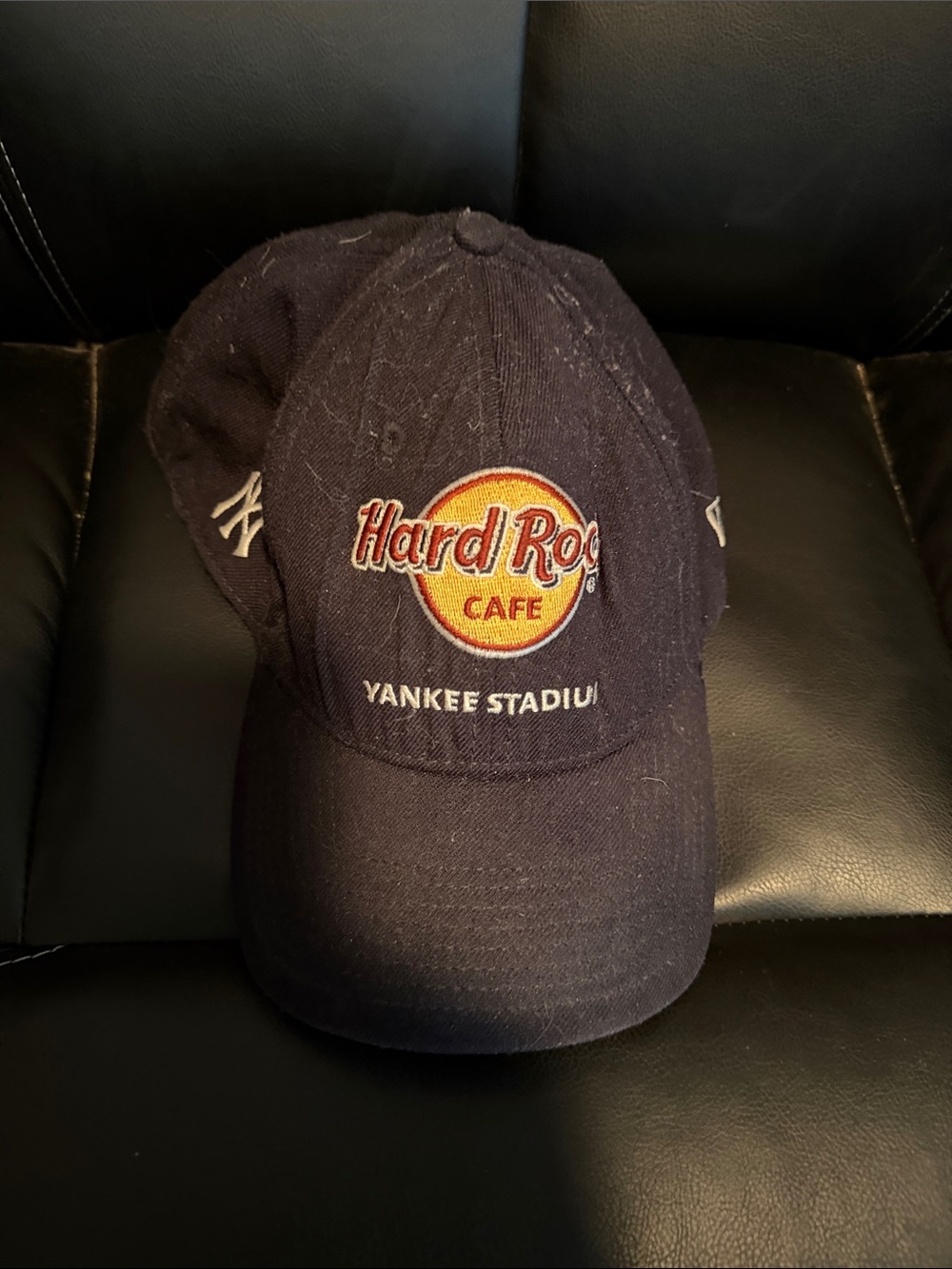 Hard Rock Cafe Navy Cap with Orange & Yellow Logo